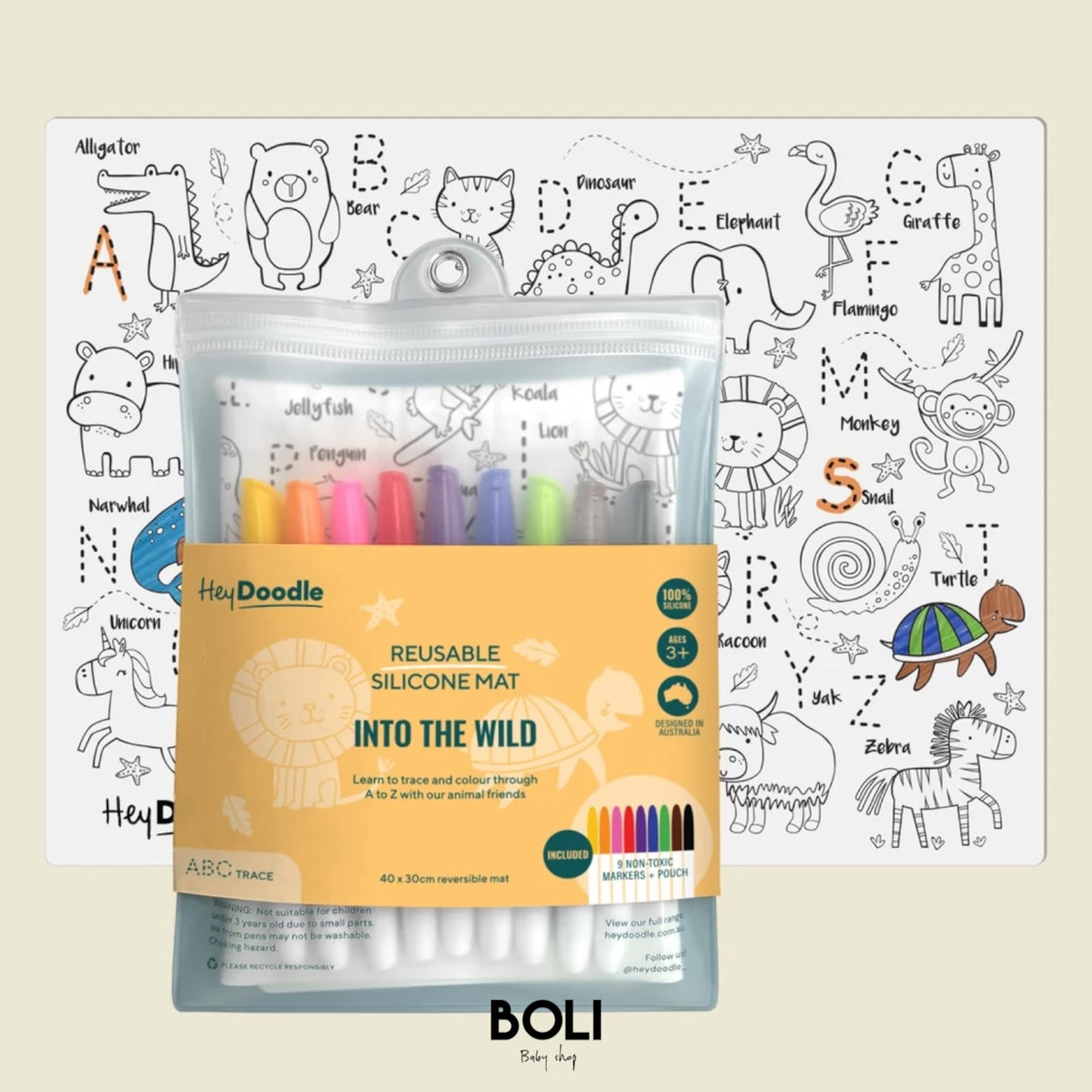 Into the Wild Classic Colouring & Doodle Mat