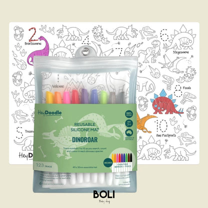DinoRoar Classic Colouring & Doodle Mat