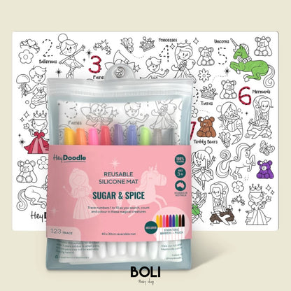 Sugar & Spice Classic Colouring & Doodle Mat
