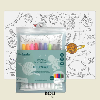Outer Space Classic Colouring & Doodle Mat