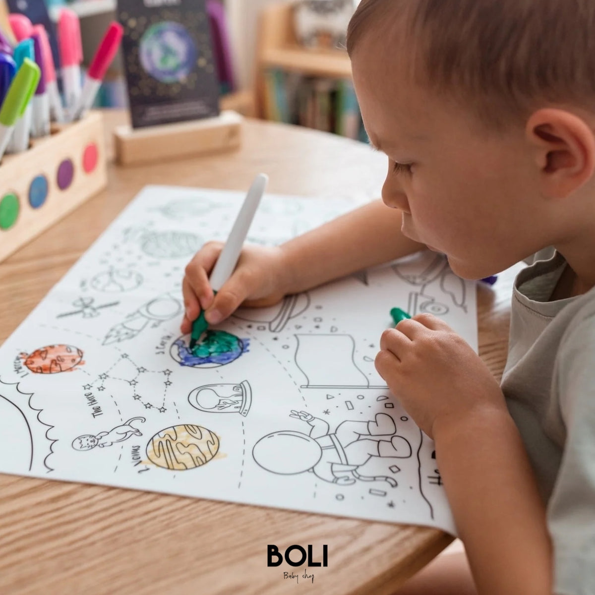 Outer Space Classic Colouring & Doodle Mat