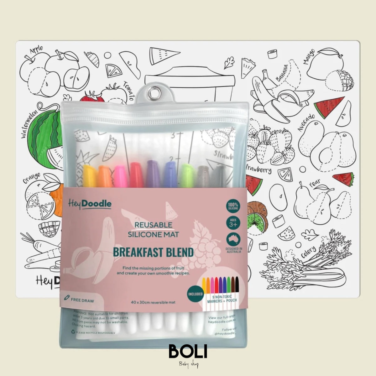 Breakfast Blend Classic Colouring & Doodle Mat