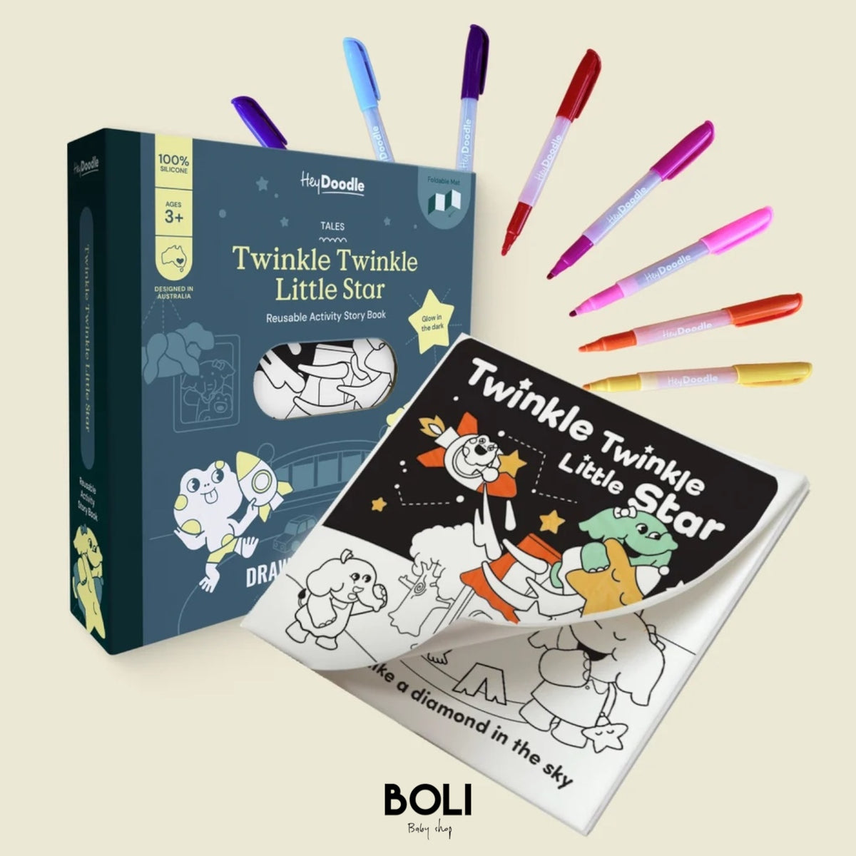 Twinkle Twinkle Little Star Tales - Reusable Colouring Book