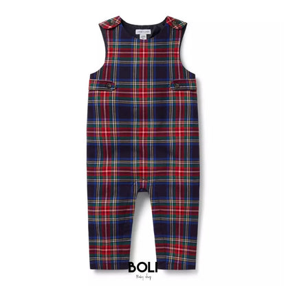 Plaid Overall