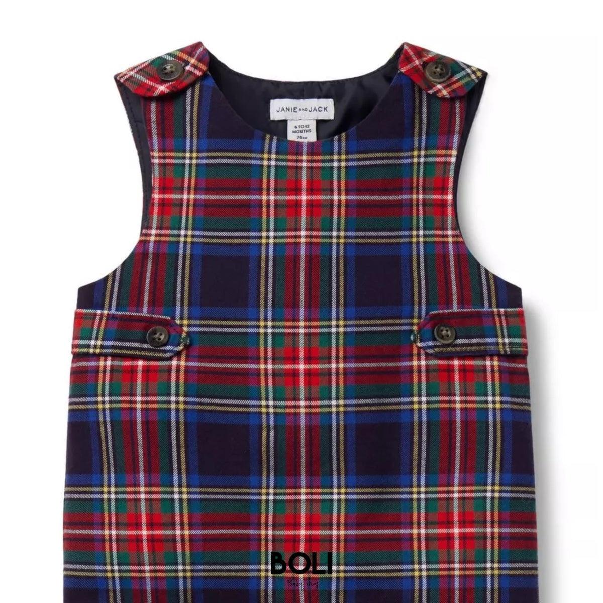 Plaid Overall