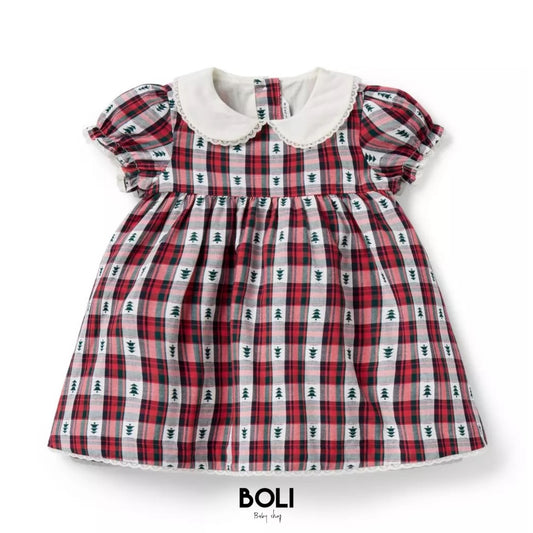 Baby Tree Tartan Dress