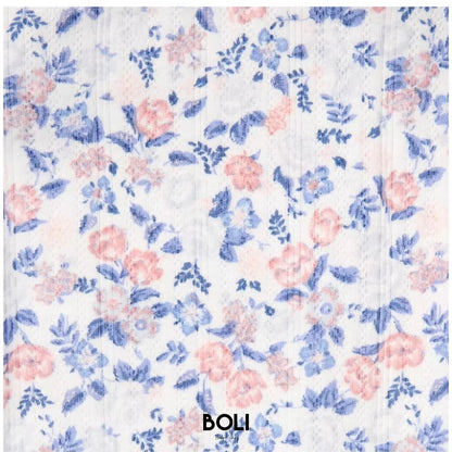 Baby Ditsy Floral Ruffle Collar Matching Set