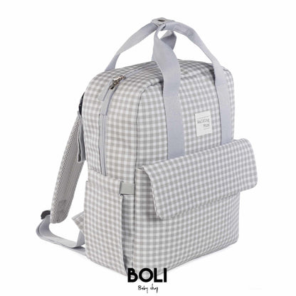 Mochila Vichy gris