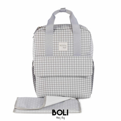 Mochila Vichy gris