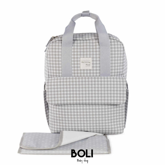 Mochila Vichy gris