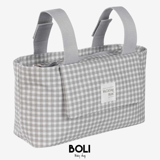 Bolsa organizadora Vichy gris