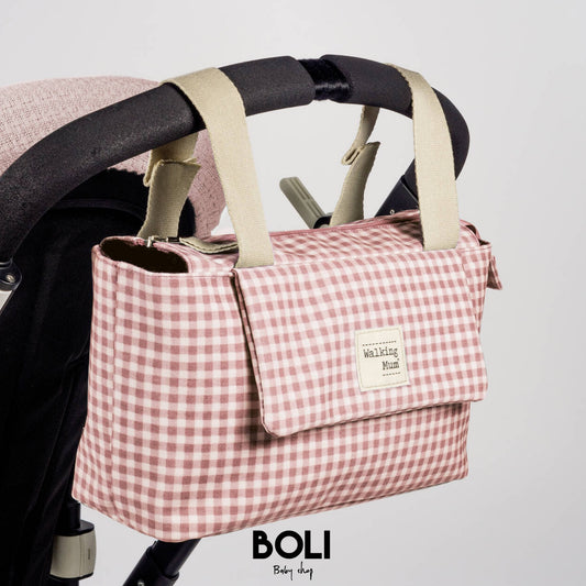Bolsa organizadora Vichy rosa