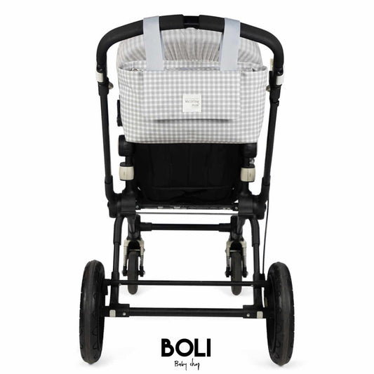 Bolsa organizadora Vichy gris
