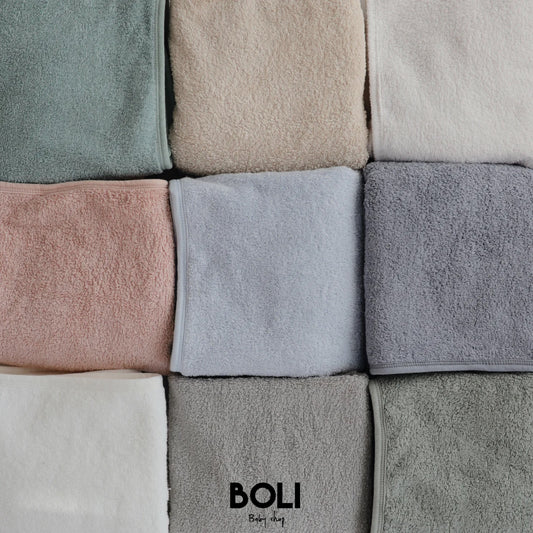 Organic hooded towel Gray
